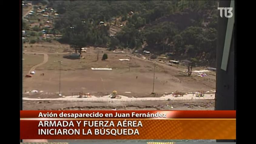[ARCHIVO T13] Desaparición avión FACH en Juan Fernández