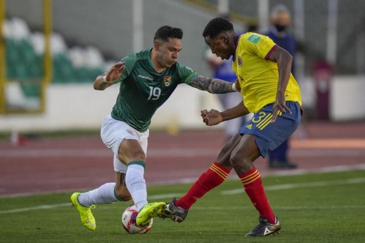 Colombia iguala ante Bolivia en su visita a La Paz y queda al alcance de La Roja en Clasificatorias