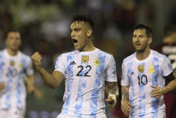 Argentina vence a Venezuela en Caracas y es sublíder de las Clasificatorias rumbo a Qatar 2022