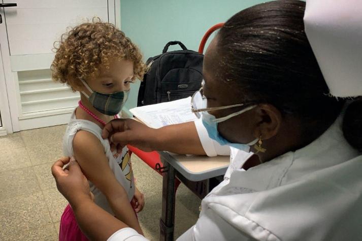 Cuba comienza vacunación contra el COVID-19 en niños y jóvenes de 2 a 18 años
