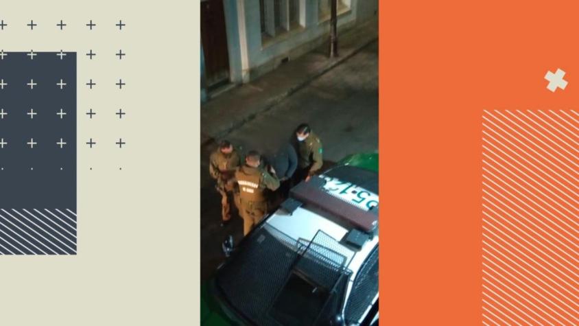 [VIDEO] Hombre golpeó a su expareja e intentó escapar por los techos ante ayuda de vecinos
