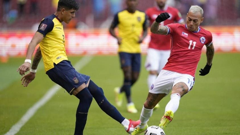 Amarilla para Edu: Vargas quedó suspendido para el duelo ante Colombia