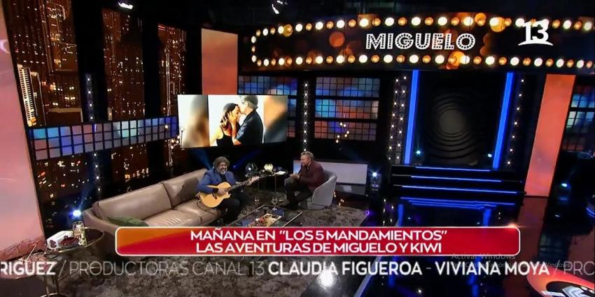 Miguelo contará la historia de su hit "Leyla" en Los 5 Mandamientos, junto a Martín Cárcamo