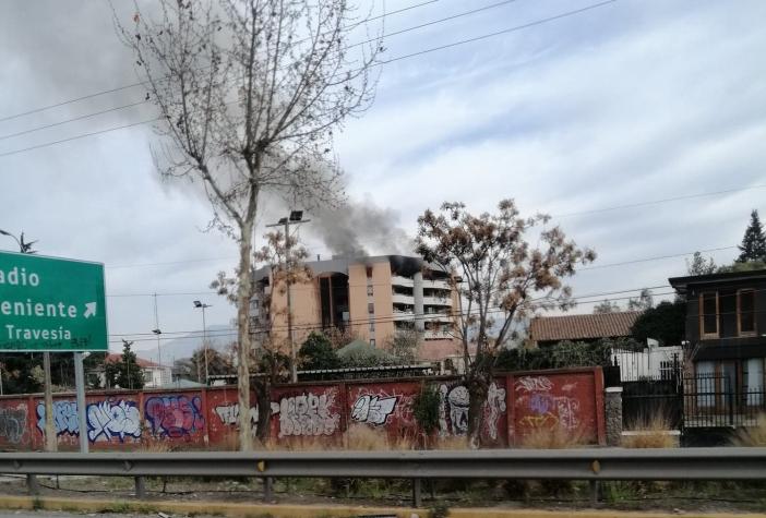 Una persona fallecida deja incendio que afecta a un edificio en Rancagua