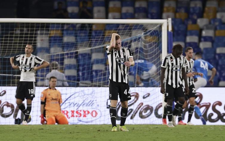 La Juve agrava su crisis: Pierde con el Napoli y solo lleva un punto en tres partidos