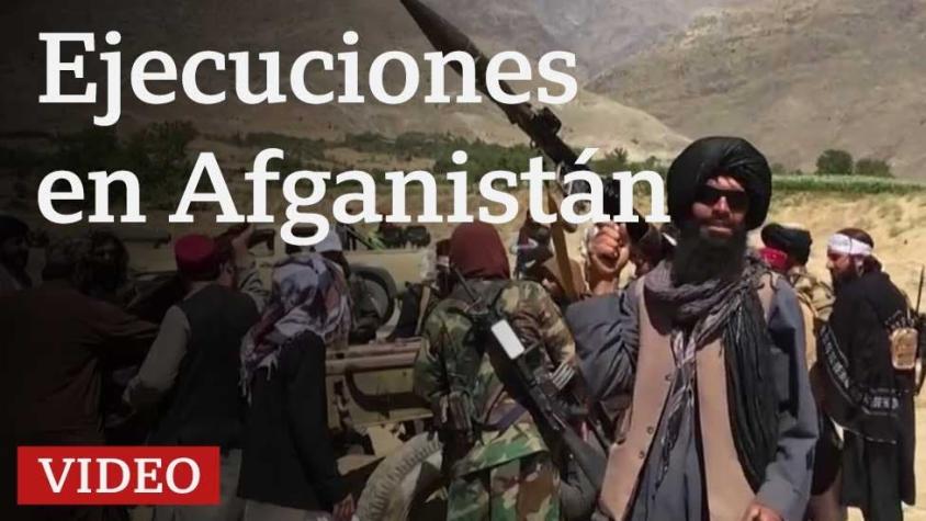 La BBC obtiene imágenes que muestran que los talibanes están matando civiles en Afganistán
