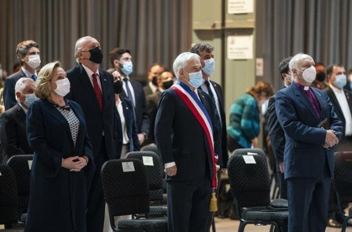Presidente Piñera estuvo presente en el último Te Deum Evangélico de su mandato