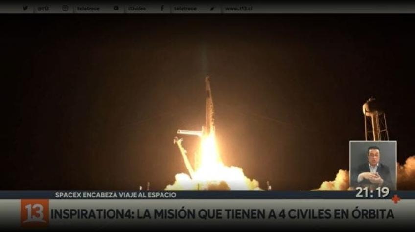 [VIDEO] Inspiration4: La misión que tiene a 4 civiles en órbita