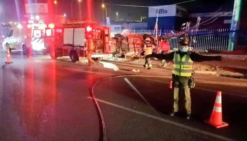 Accidente de tránsito deja dos personas fallecidas en Coquimbo