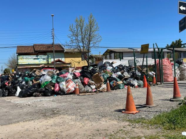 Paro de recolectores de basura en Talca se extiende por una semana
