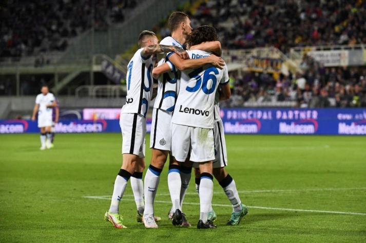 Inter vence a la Fiorentina con Alexis en cancha y queda como líder de la Serie A