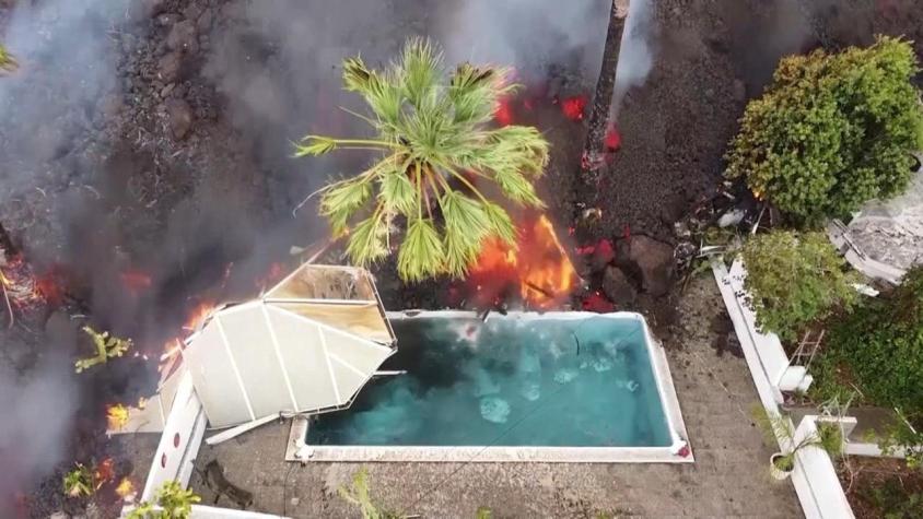 [VIDEO] Erupción volcánica en La Palma: 200 casas aplastadas por la lava que se acerca al mar