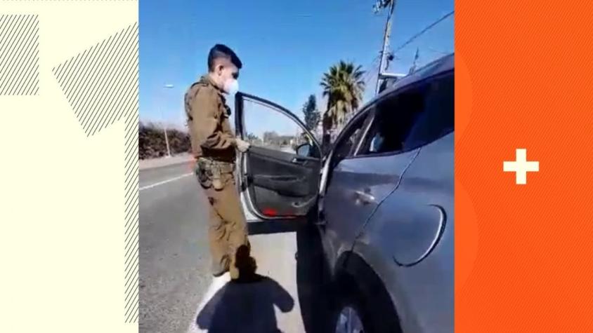 [VIDEO] Conductor fue detenido tras intentar sobornar a carabineros con 46 mil pesos en María Pinto