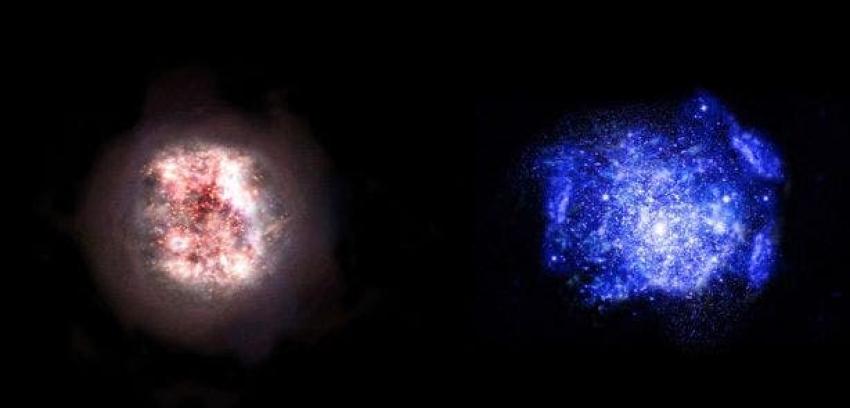 Astrónomos descubren dos galaxias que existieron "sólo" 700 millones después del Big Bang