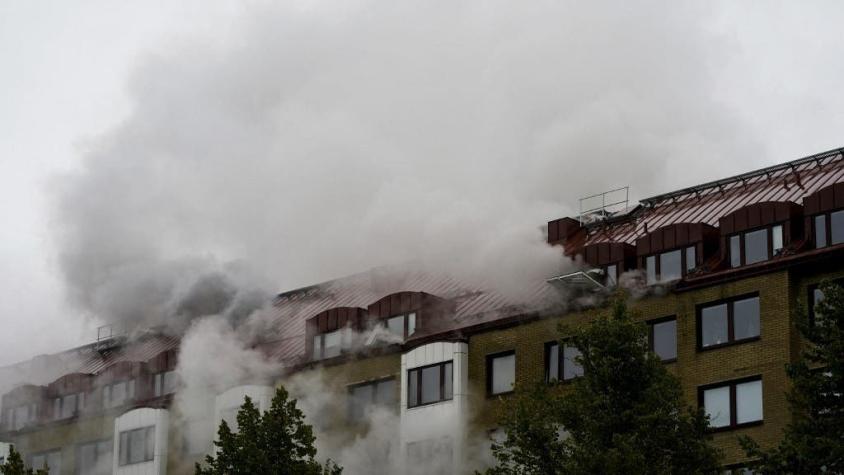 Explosión en edificio de Suecia deja 16 heridos: cuatro están en estado de gravedad