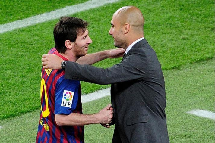 Un curioso SMS y diálogo cortado: Messi y Guardiola se reencuentran en el PSG-Manchester City