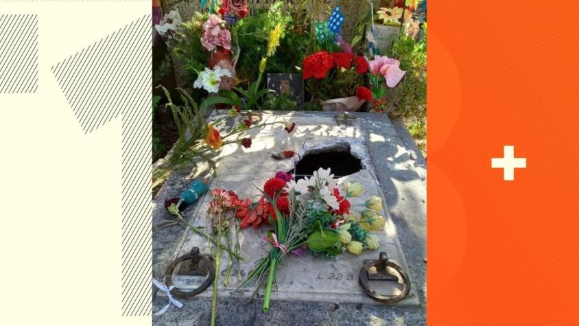 Desconocidos vandalizan tumba de Víctor Jara en el Cementerio General