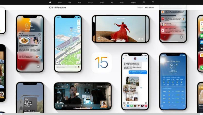 Apple: estas son las nuevas funcionalidades del iOS 15