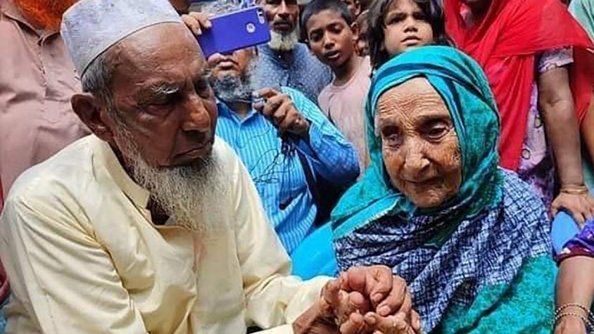 Hombre se reencuentra con su madre después de 70 años: "Es el día más feliz de mi vida"