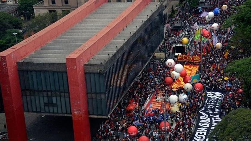 Brasil: miles de personas protestan contra el presidente Jair Bolsonaro