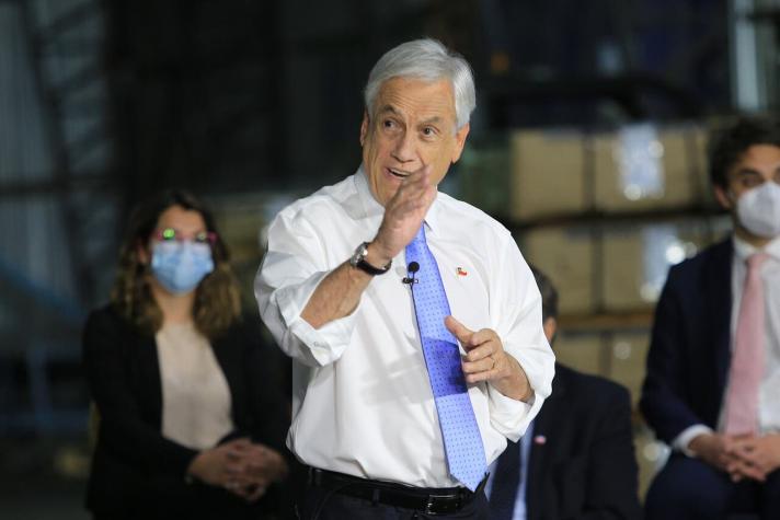 Piñera: "Aquí algunos están dispuestos a destruir nuestro país con tal de ganar un voto"