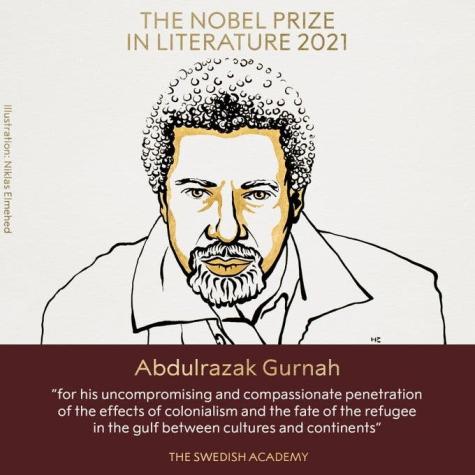 Abdulrazak Gurnah recibe el Premio Nobel de Literatura 2021