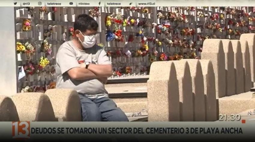 [VIDEO] Deudos de cementerio de Playa Ancha se tomaron parte del camposanto