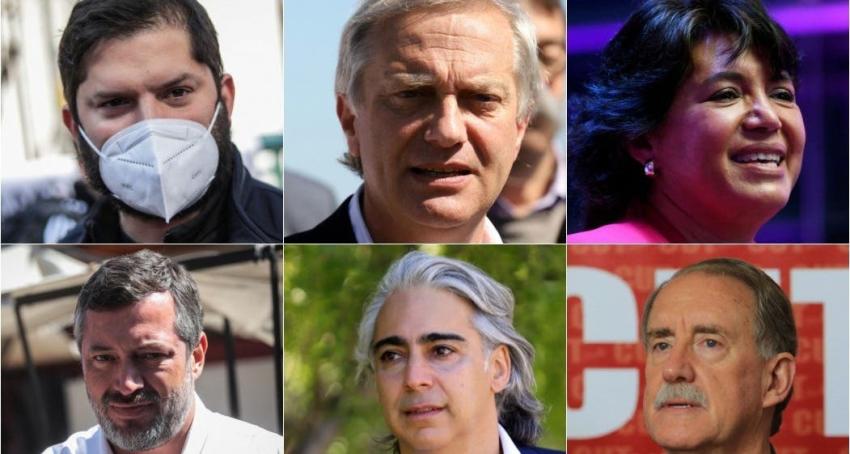 Encuestas y controversias: Así llegan los candidatos al debate Presidencial 2021