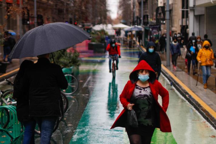 Lluvia en Santiago: Leves precipitaciones para este jueves en la capital