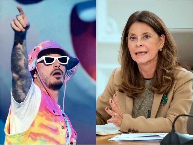 Vicepresidenta de Colombia acusa a J Balvin de "misógino" y "racista" por su canción "Perra"