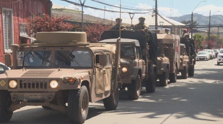 [VIDEO] Comenzó el despliegue militar: Descartan por ahora toque de queda en macrozona sur