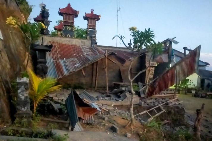 Un terremoto en la isla de Bali mata a tres personas y hiere a siete