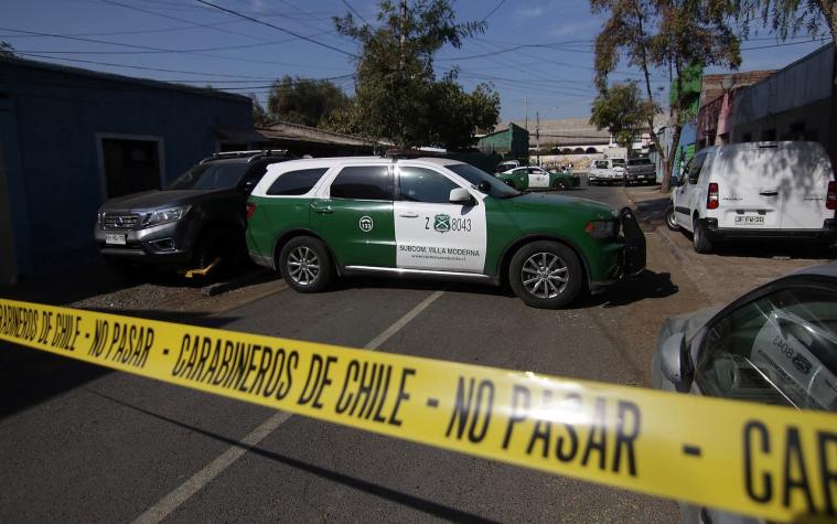 Hombre murió acribillado a balazos cuando visitaba a un amigo en Maipú