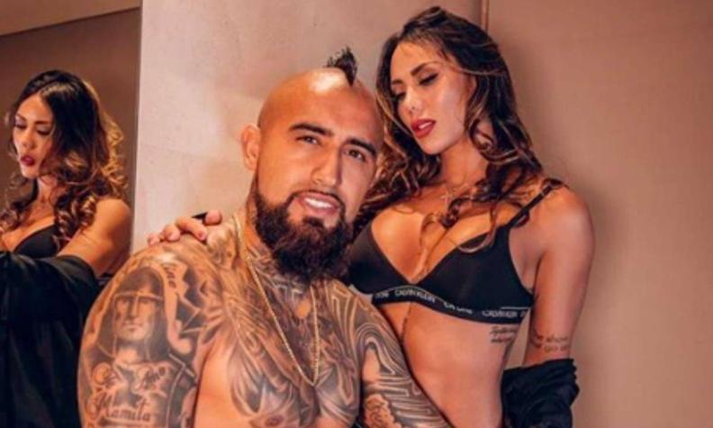 El romántico mensaje de Sonia Isaza a Arturo Vidal tras su gol en la Champions League