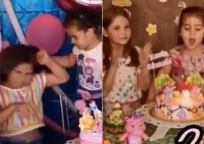 Viral del día: La historia del video de la niña que apaga la vela de  cumpleaños de su hermana