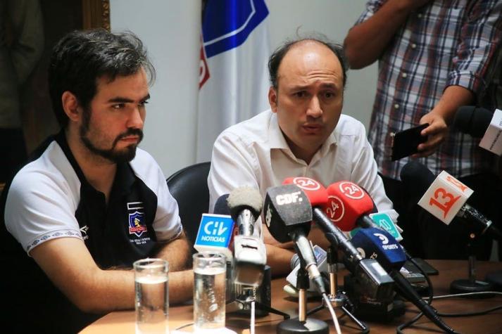 Presidente de Colo Colo: “Enviamos una carta a la ANFP, pidiendo la suspensión del partido”