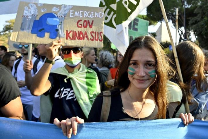 [VIDEO] Con masivas protestas arrancó primera G20 desde la pandemia