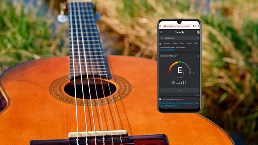 La nueva función de Google añade un afinador de guitarra y otros instrumentos