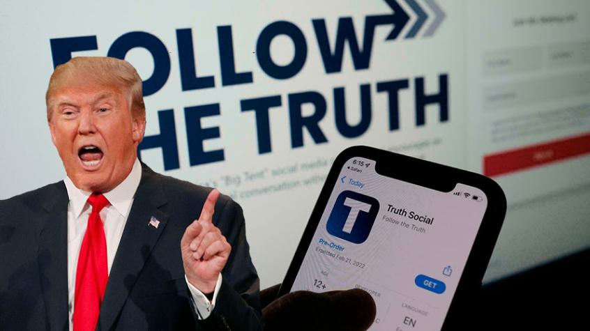 Donald Trump presentó TRUTH Social, su propia red social similar a Twitter