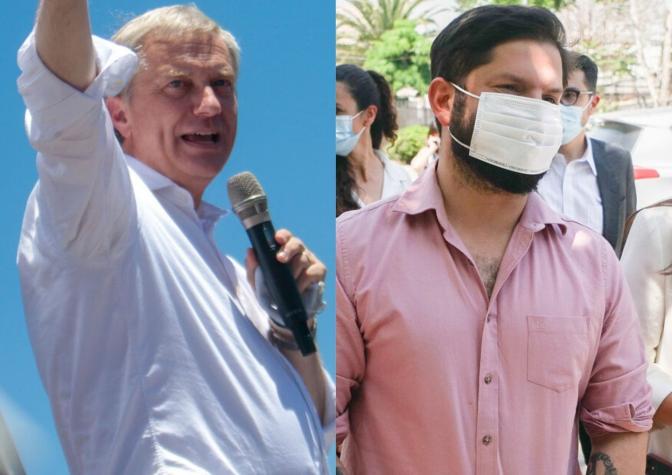 Cadem: José Antonio Kast saca cinco puntos de ventaja a Gabriel Boric