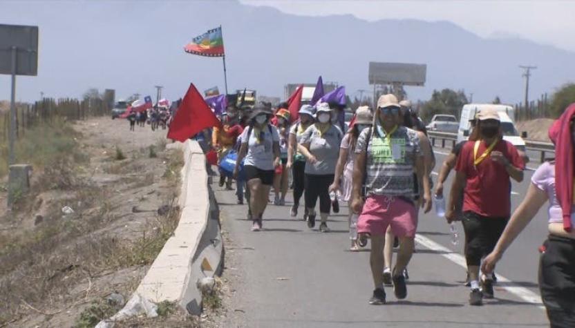 [VIDEO] "Gran marcha por la vivienda": Manifestantes caminarán desde Pudahuel hasta el Congreso