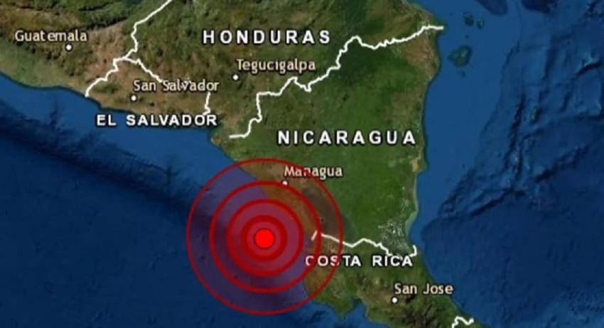 Sismo de magnitud 6,3 sacude Nicaragua, sin reportes de daños