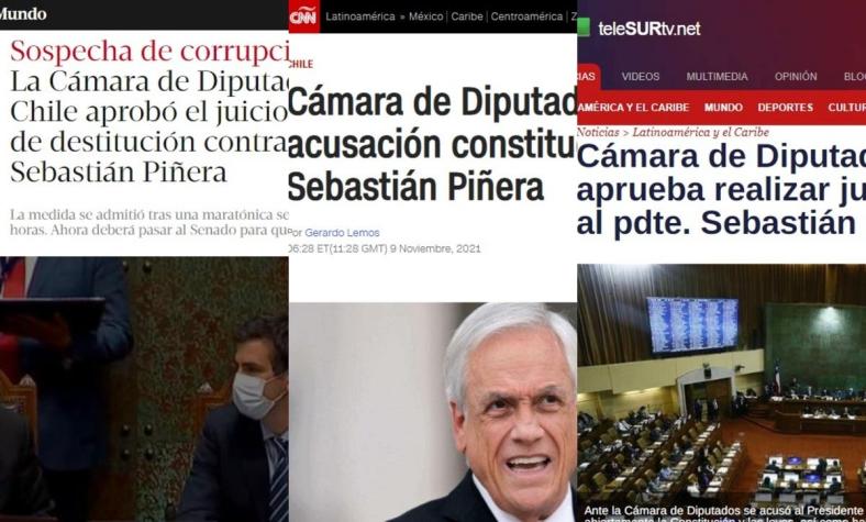"Impeachment": así reaccionó la prensa internacional al avance de la acusación contra Piñera