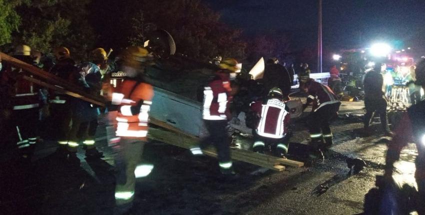 Seis lesionados deja accidente vehicular en ruta a Cabrero: Dos menores están entre las víctimas