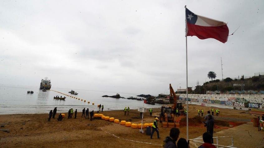 Cable de fibra óptica submarina registra sus primeros datos de sismos en la zona central de Chile