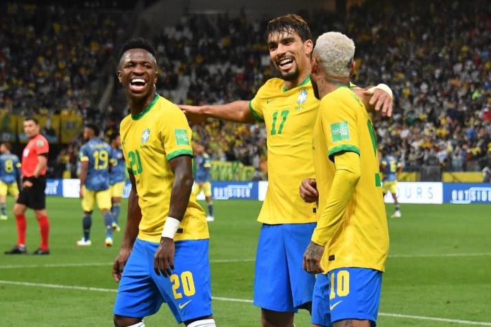 Brasil clasifica a Qatar 2022 con victoria sobre Colombia que deja a Chile en el cuarto puesto