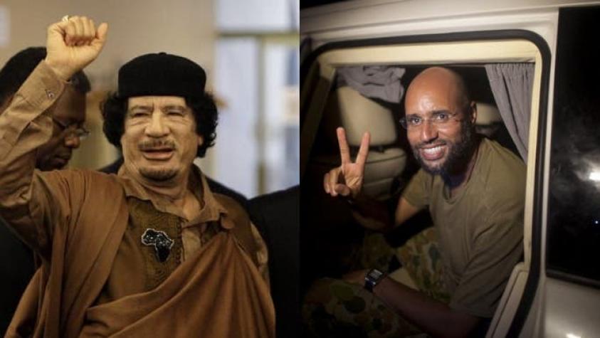 Hijo del dictador Muamar Gadafi presentó su candidatura presidencial de Libia