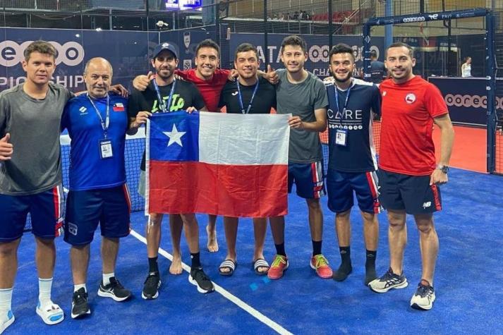 Chile avanza a cuartos de final en Mundial de pádel y asegura un puesto entre los ocho mejores