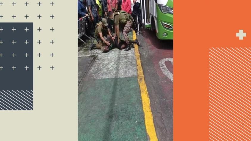 [VIDEO] Hombre asaltó a pasajeros e hirió a un carabinero en Iquique: Le quitó su arma de servicio