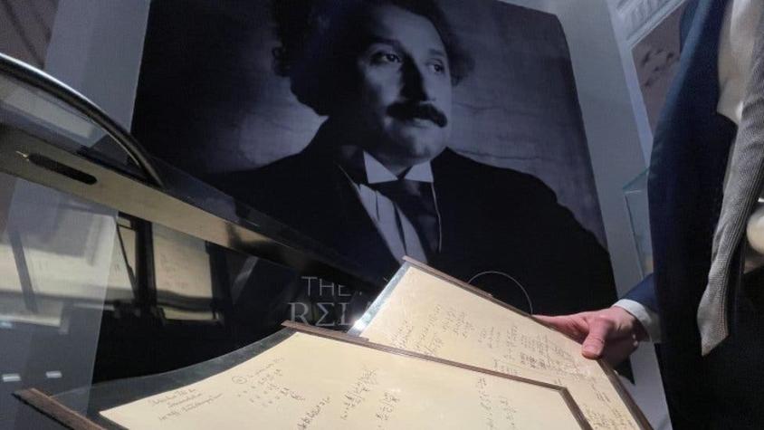 Einstein: manuscrito de la Teoría de la relatividad alcanza un precio récord en una subasta